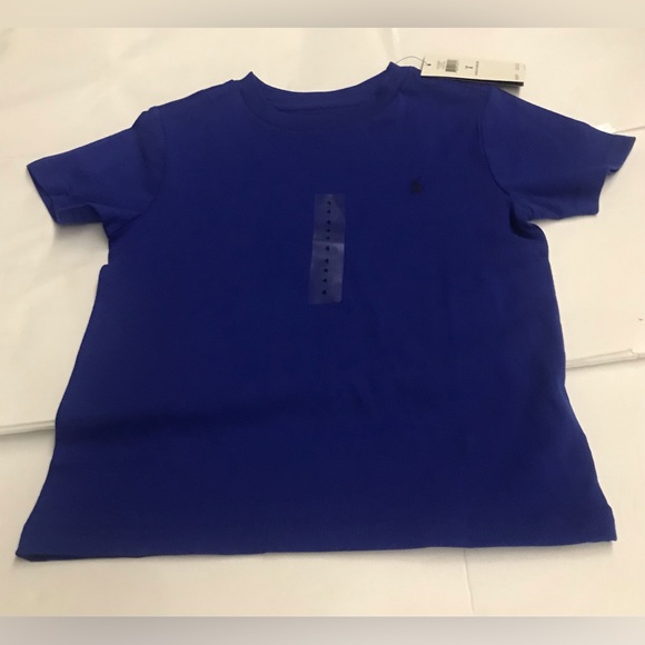New Polo Ralph Lauren Top Sapphire Blue 100% Cotton size 4 made in Bangladesh - Picture 5 of 16
